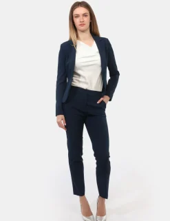 Tailleur Giacca Pantalone Rue De Clerie Blu