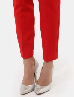 Tailleur Giacca Pantalone Rue De Clerie Rosso