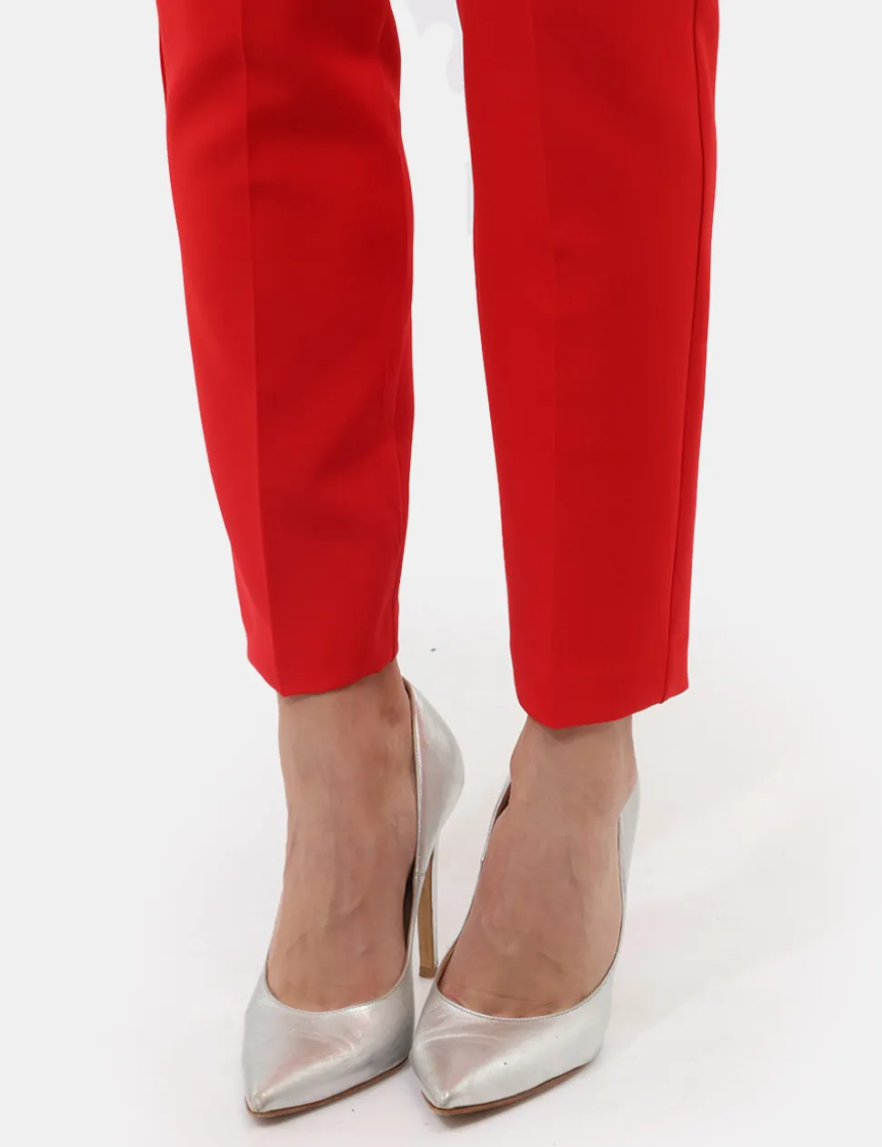 Tailleur Giacca Pantalone Rue De Clerie Rosso