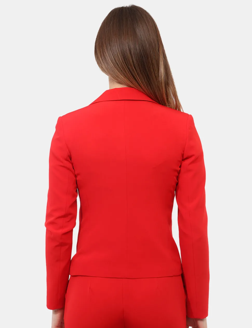 Tailleur Giacca Pantalone Rue De Clerie Rosso