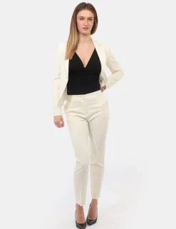 Tailleur Giacca Pantalone Rue De Clerie Beige