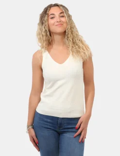 Top Materica Bianca