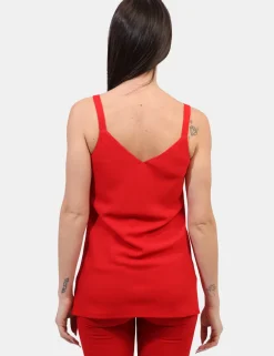 Top Materica Rosso