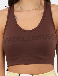 Top Via Delle Rose Marrone