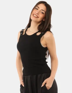 Top Via Delle Rose Nero