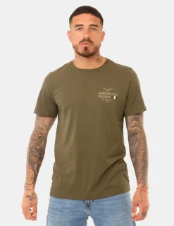 T-shirt Aeronautica Italiana Verde militare