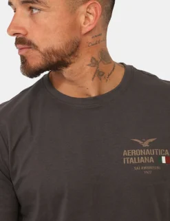T-shirt Aeronautica Italiana Grigia