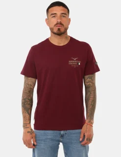 T-shirt Aeronautica Italiana Bordeaux