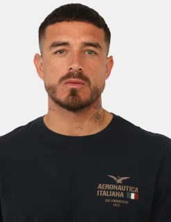 T-shirt Aeronautica Italiana Blu