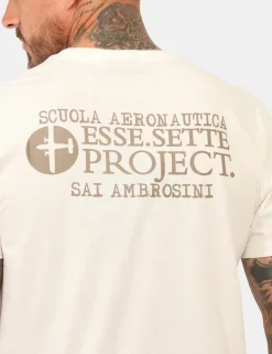 T-shirt Aeronautica Italiana Bianca