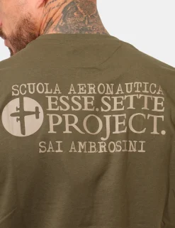 T-shirt Aeronautica Italiana Verde