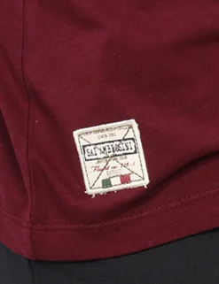 T-shirt Aeronautica Italiana Bordeaux