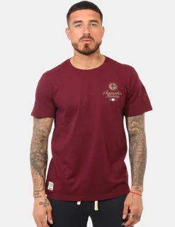 T-shirt Aeronautica Italiana Bordeaux