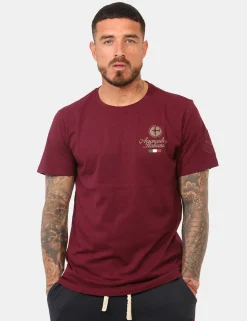 T-shirt Aeronautica Italiana Bordeaux