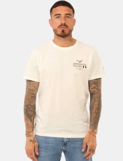 T-shirt Aeronautica Italiana Bianca