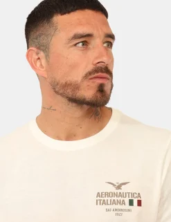 T-shirt Aeronautica Italiana Bianca