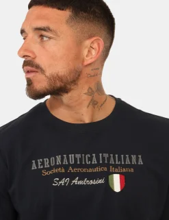 T-shirt Aeronautica Italiana Blu