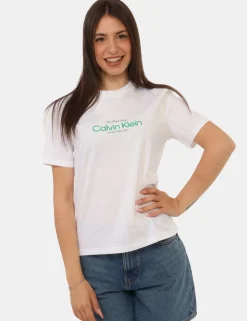 T-shirt Calvin Klein Bianco