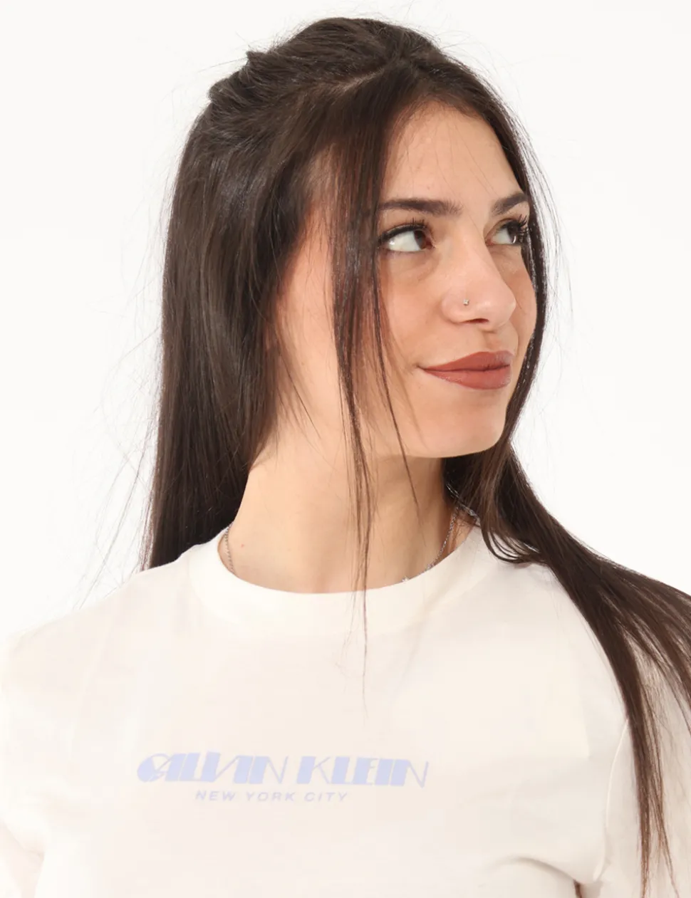 T-shirt Calvin Klein Bianco
