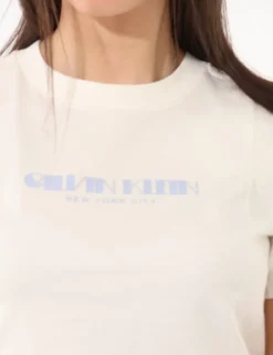 T-shirt Calvin Klein Bianco