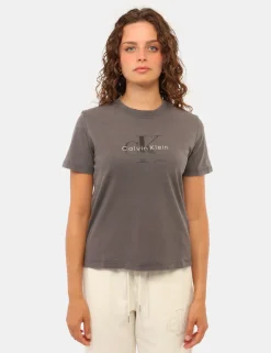 T-shirt Calvin Klein Grigia