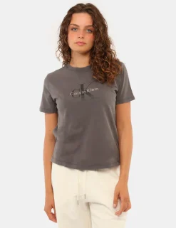 T-shirt Calvin Klein Grigia