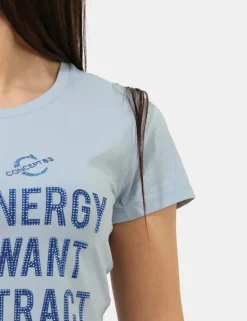 T-shirt Concept83 Azzurro