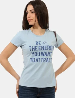 T-shirt Concept83 Azzurro