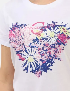 T-shirt Concept83 Bianco