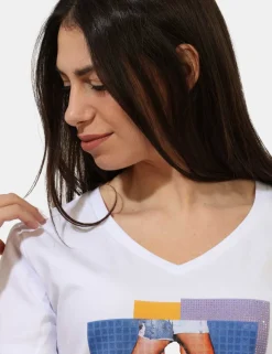 T-shirt Concept83 Bianco