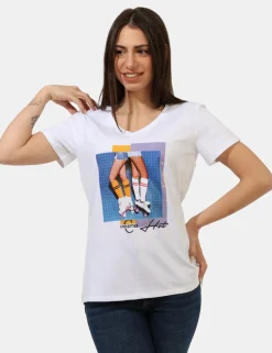 T-shirt Concept83 Bianco