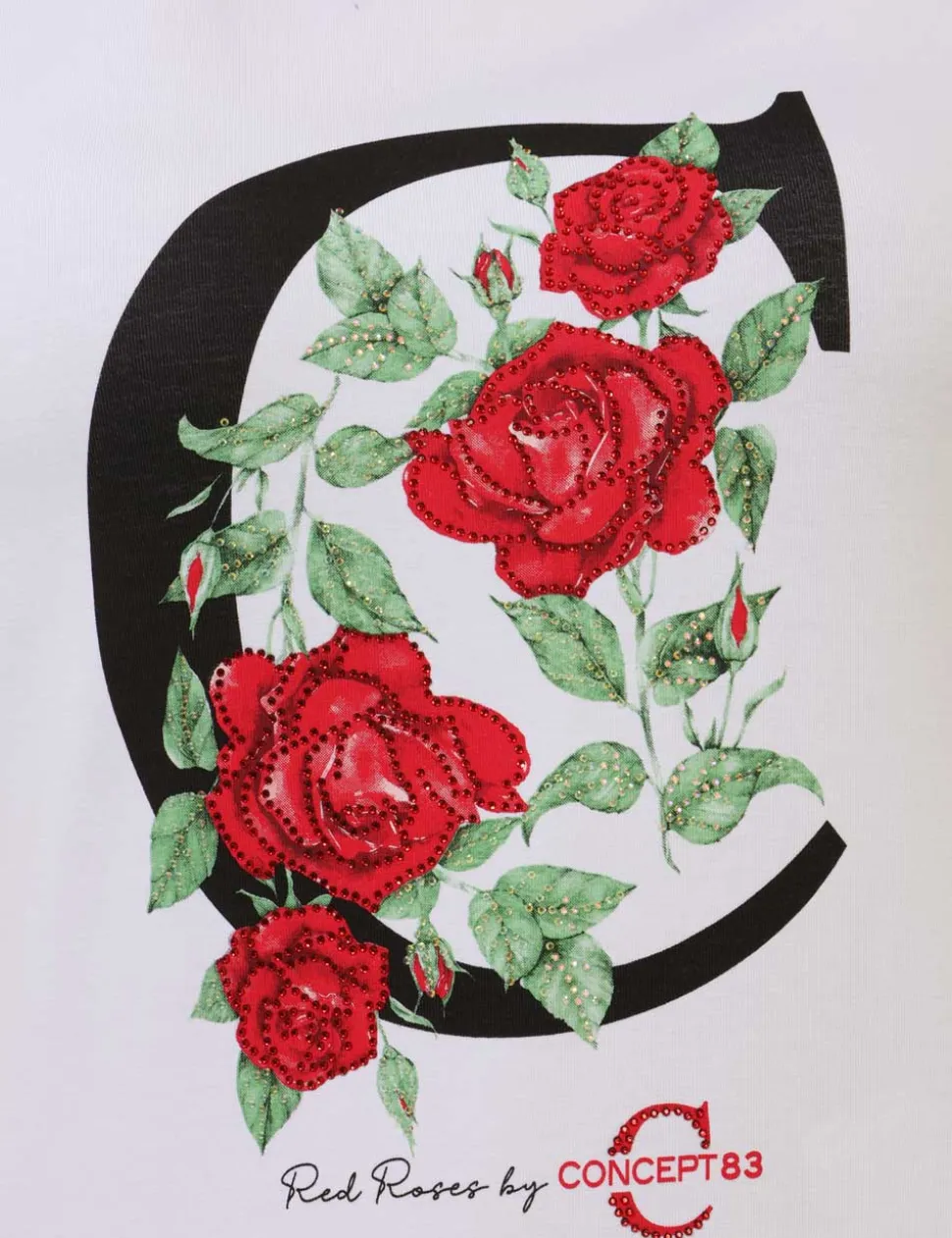 T-shirt Concept83 Bianco