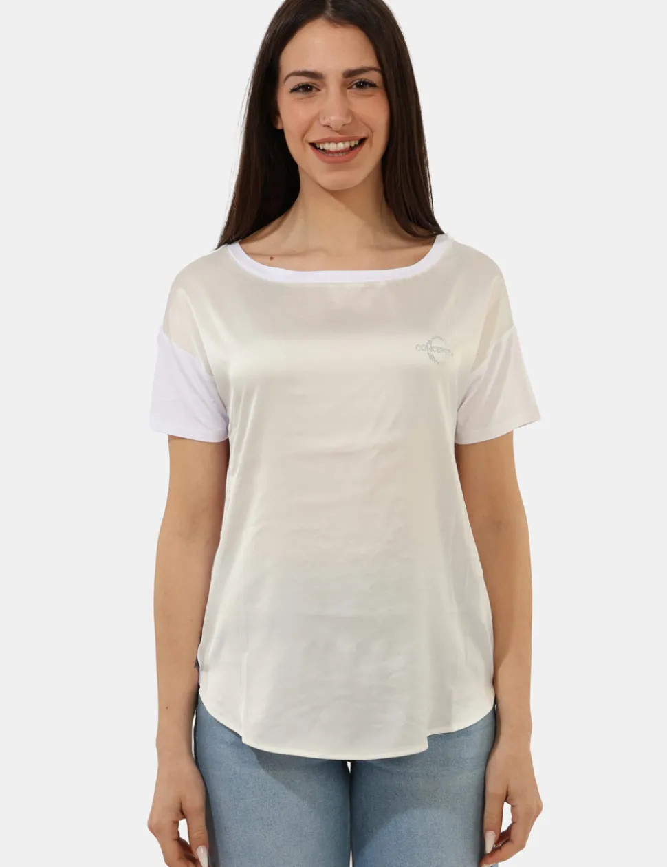 T-shirt Concept83 Bianco