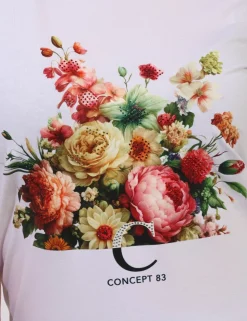 T-shirt Concept83 Bianco