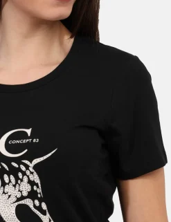 T-shirt Concept83 Bianco