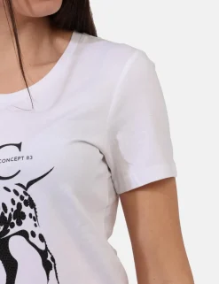 T-shirt Concept83 Bianco