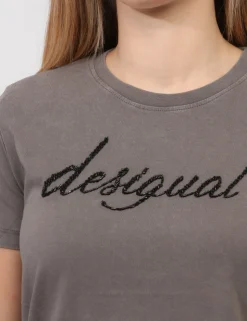 T-shirt Desigual Grigio