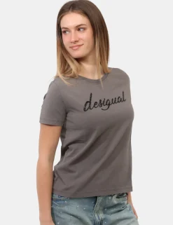 T-shirt Desigual Grigio