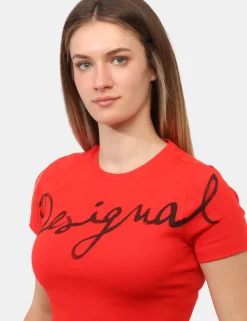 T-shirt Desigual Rosso