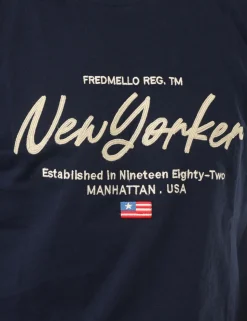 T-shirt Fred Mello Blu