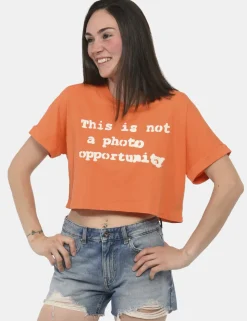 T-shirt Guess Arancione