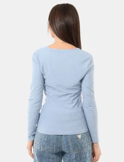 T shirt Guess Azzurro taglia S