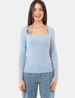T shirt Guess Azzurro taglia S
