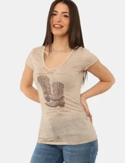 T-shirt Guess Beige