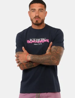 T-shirt Iceberg Blu