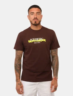 T-shirt Iceberg Marrone
