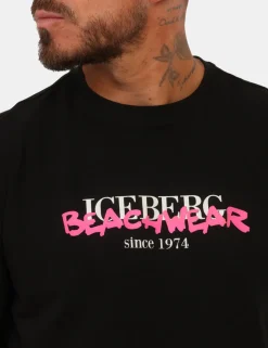 T-shirt Iceberg Nera