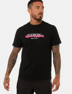 T-shirt Iceberg Nera