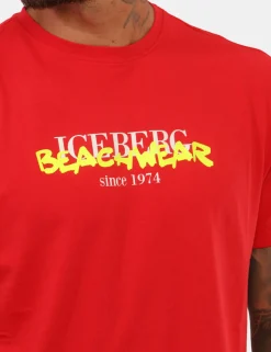 T-shirt Iceberg Rosso