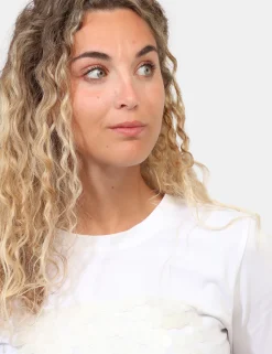 T-shirt Materica Bianca